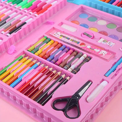 86pcs Painting Pens Set, Washable Art Painting Tools Painting Tools Crayon Watercolor Pens Stationery Gift Color Pens