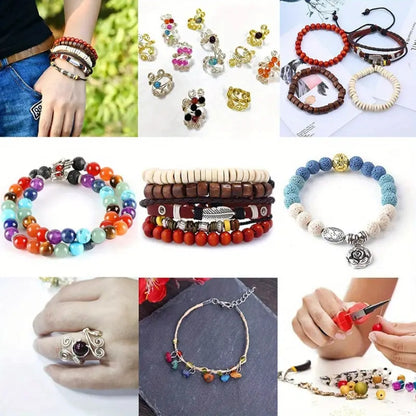 2456pcs Beaded Materials For DIY Bracelet Necklace Ear Jewelry Accessories Handmade Jewelry Set Box